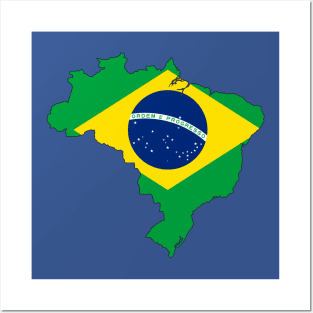 Brasil Flag Posters and Art